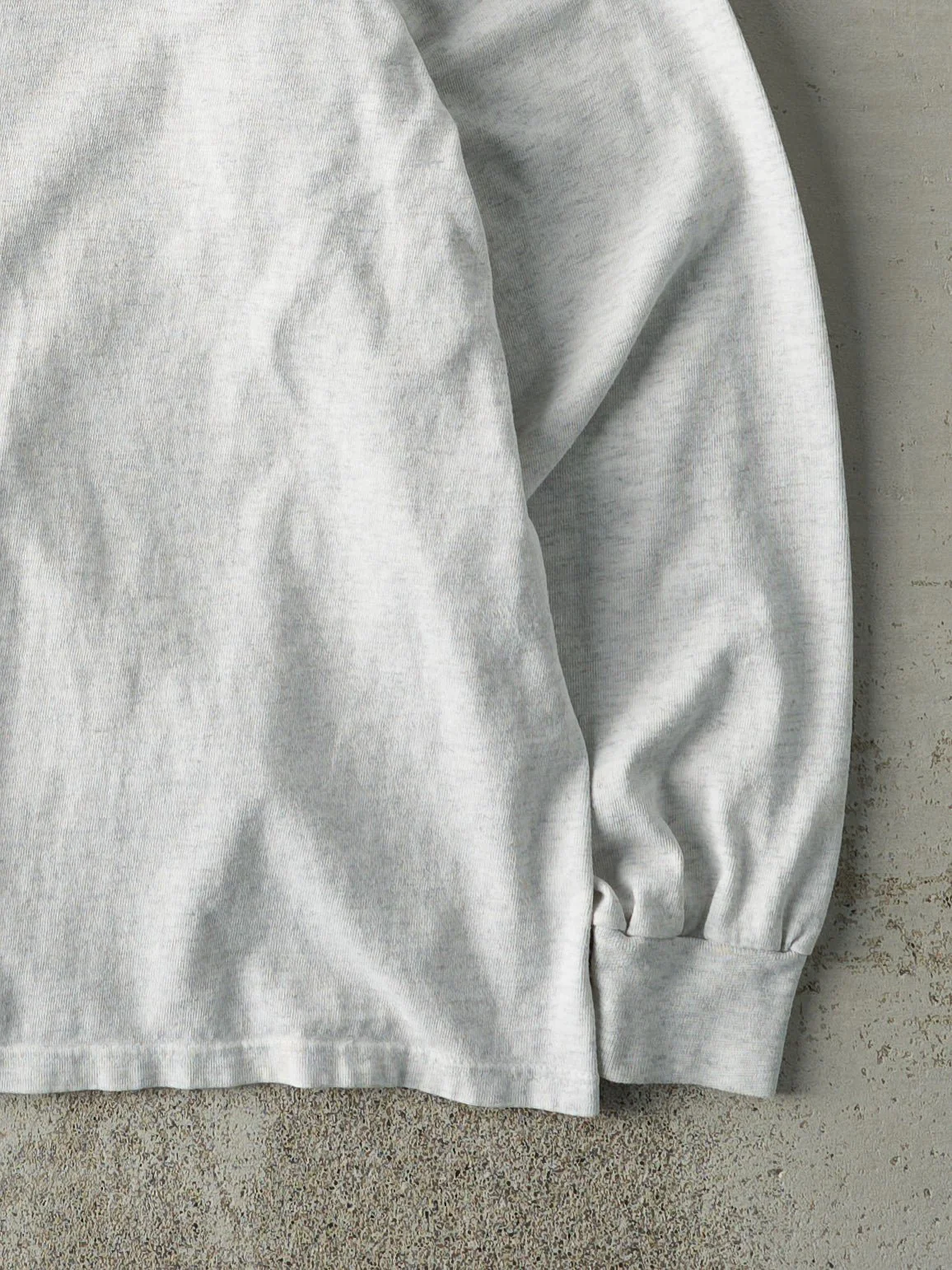 Vintage 90s Heather Grey Ohio State Long Sleeve (L) - Image 3