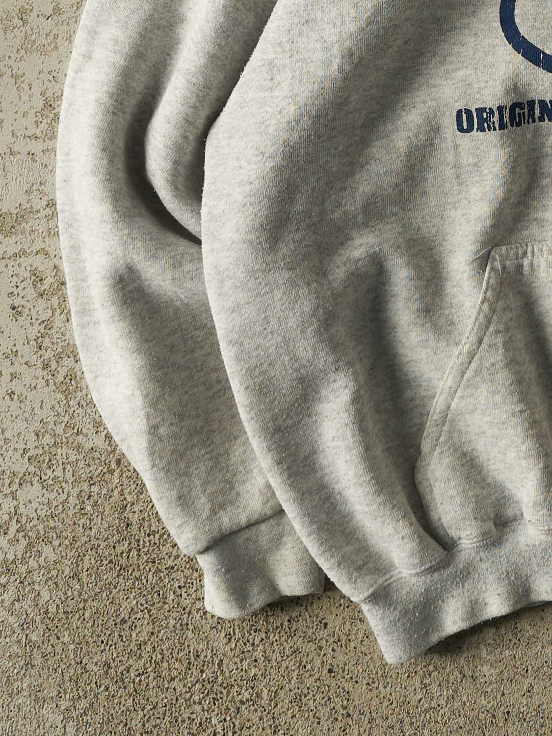 Vintage 90s Heather Grey San Diego California Surf Hoodie (S/M) - Image 3