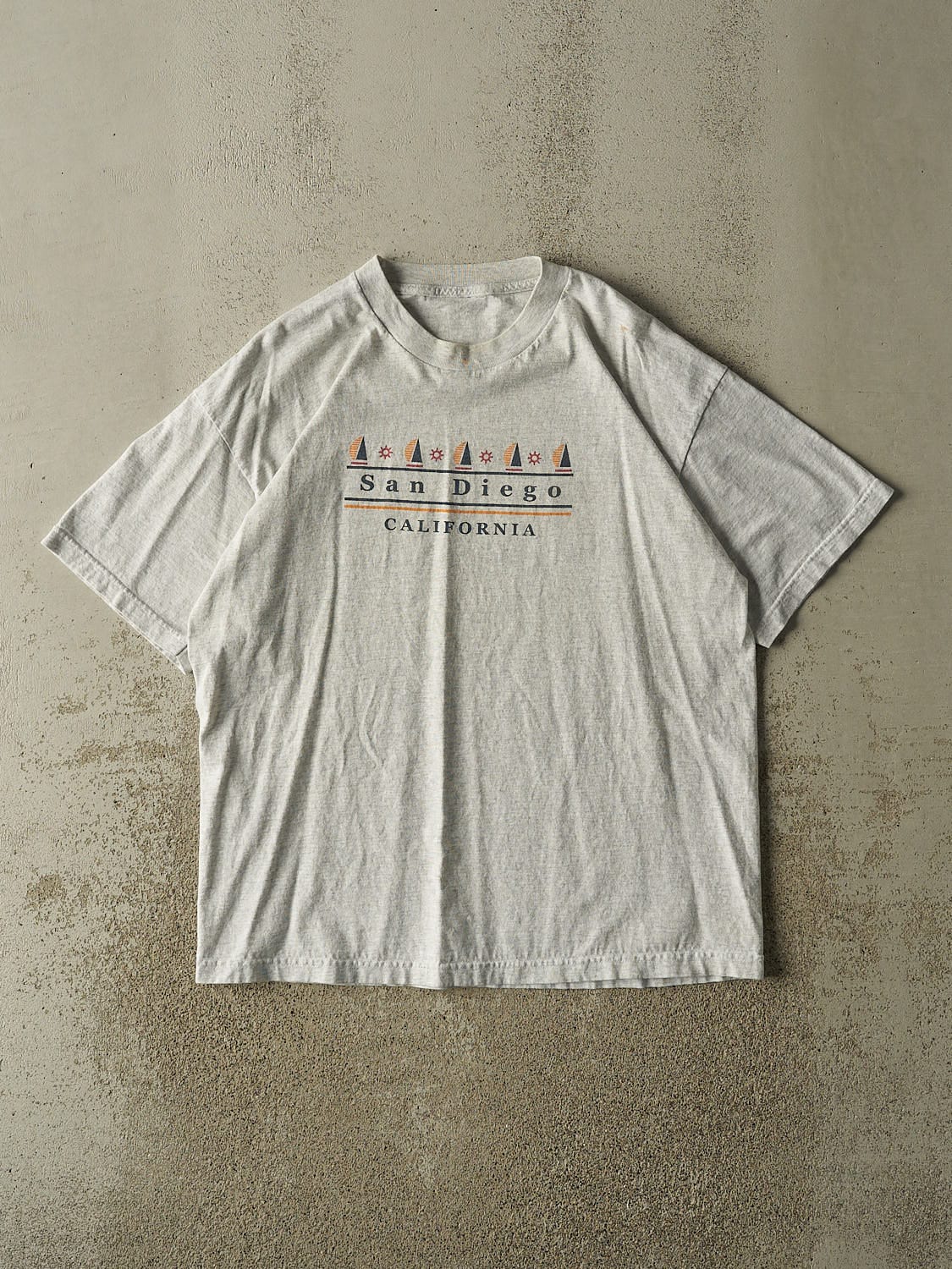 Vintage 90s Heather Grey San Diego California Tee (L/XL)