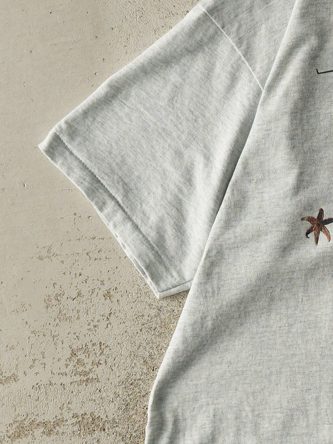 Vintage 90s Heather Grey Science Single Stitch Tee (L/XL) - Image 3