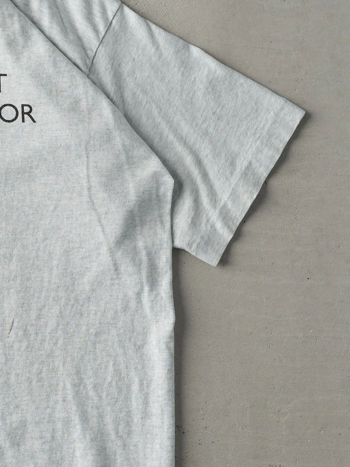 Vintage 90s Heather Grey "Solar Panel" Single Stitch Tee (M/L) - Image 4