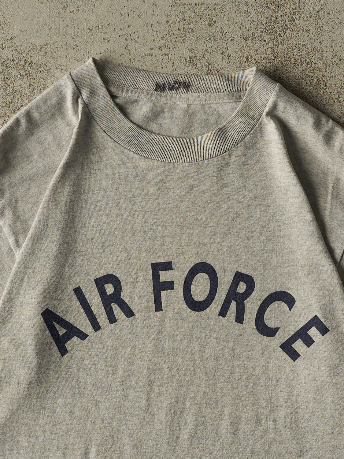 Vintage 90s Heather Grey United States Air Force Tee (S/M) - Image 2
