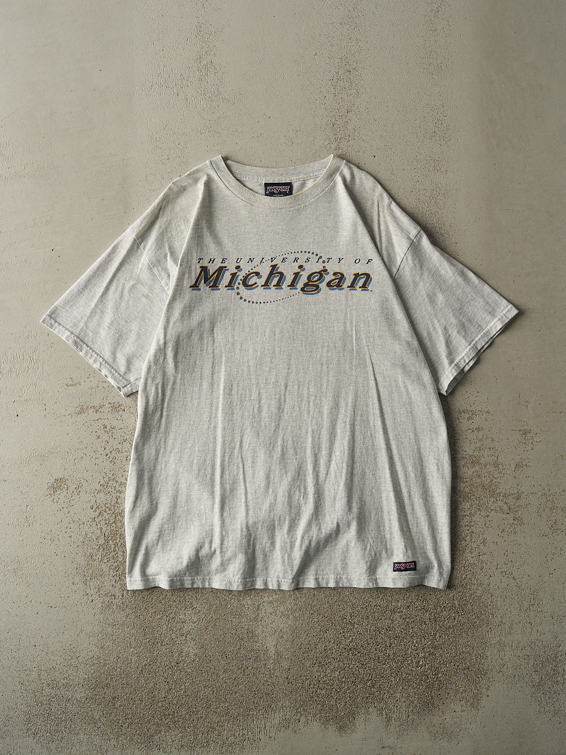 Vintage 90s Heather Grey University of Michigan Tee (XL/XXL)