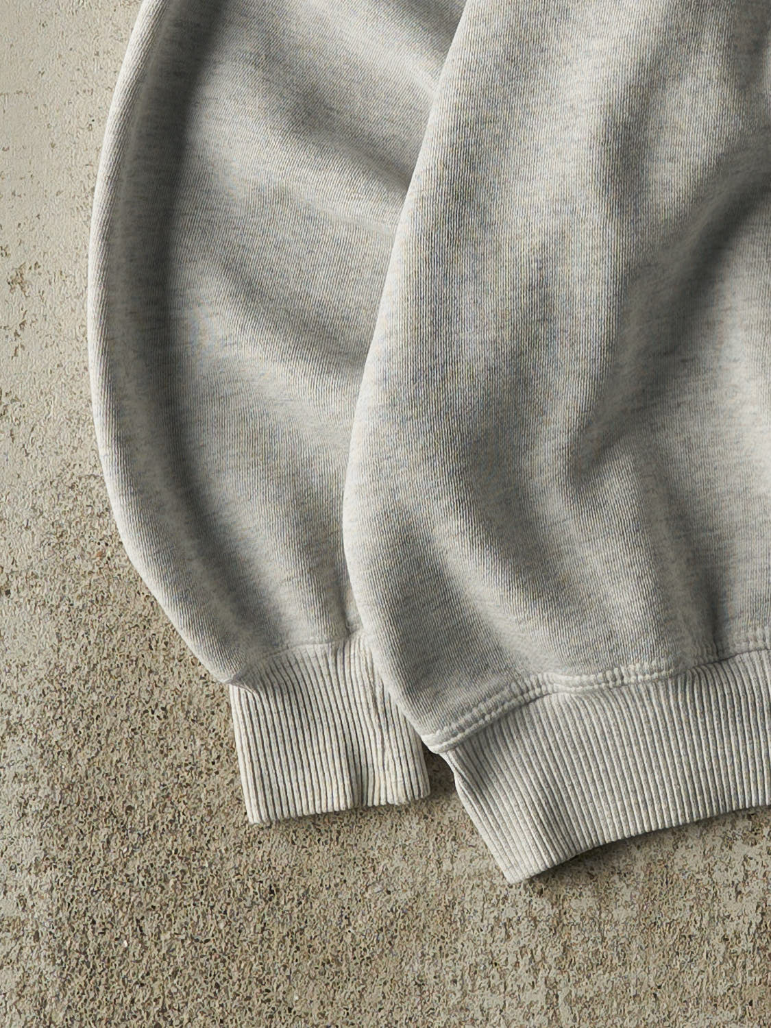 Vintage 90s Heather Grey University of Oregon Embroidered Crewneck (L) - Image 3