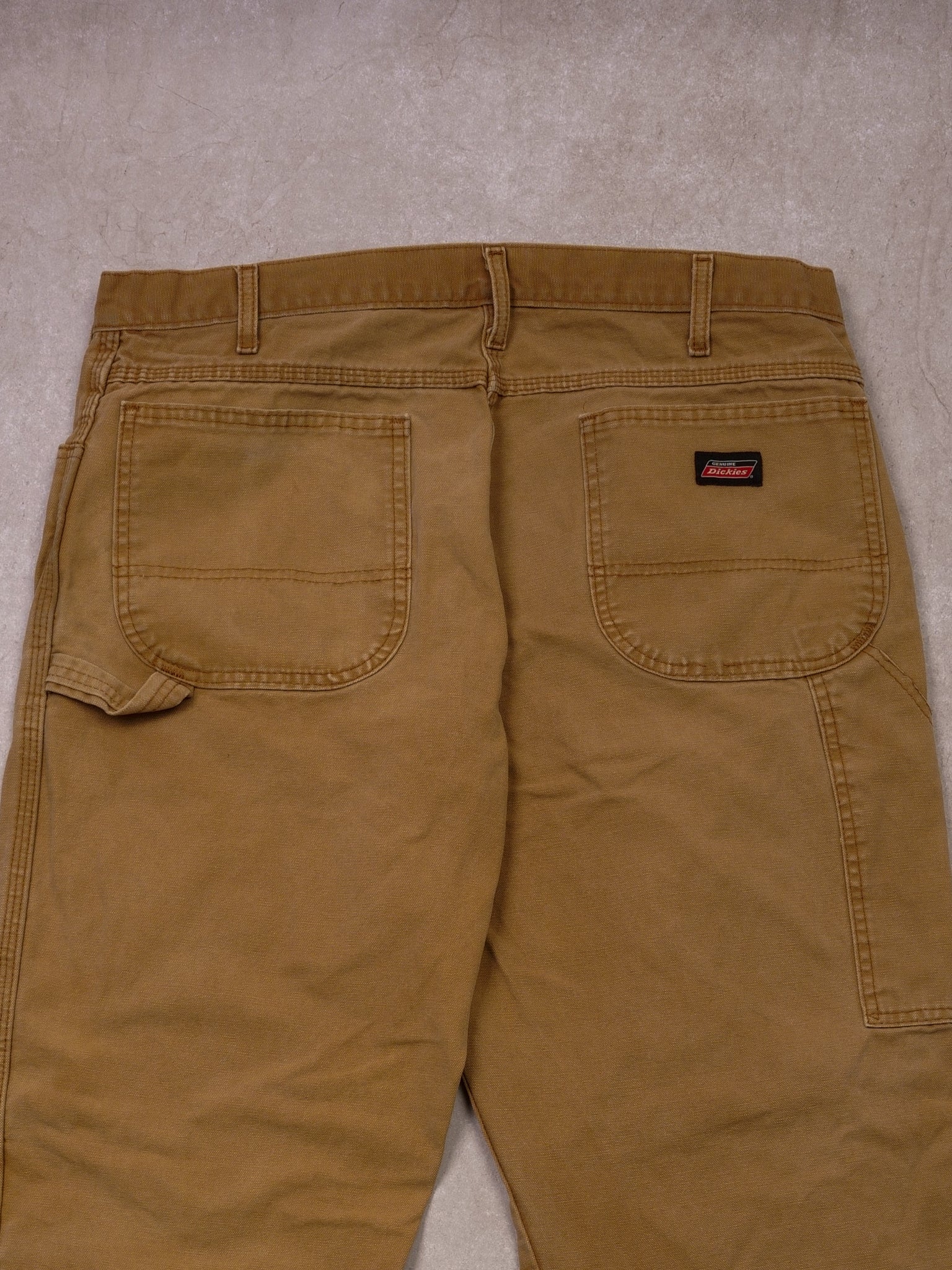 Vintage 90s Khaki Dickies Carpenter Pants (36x32) - Image 4