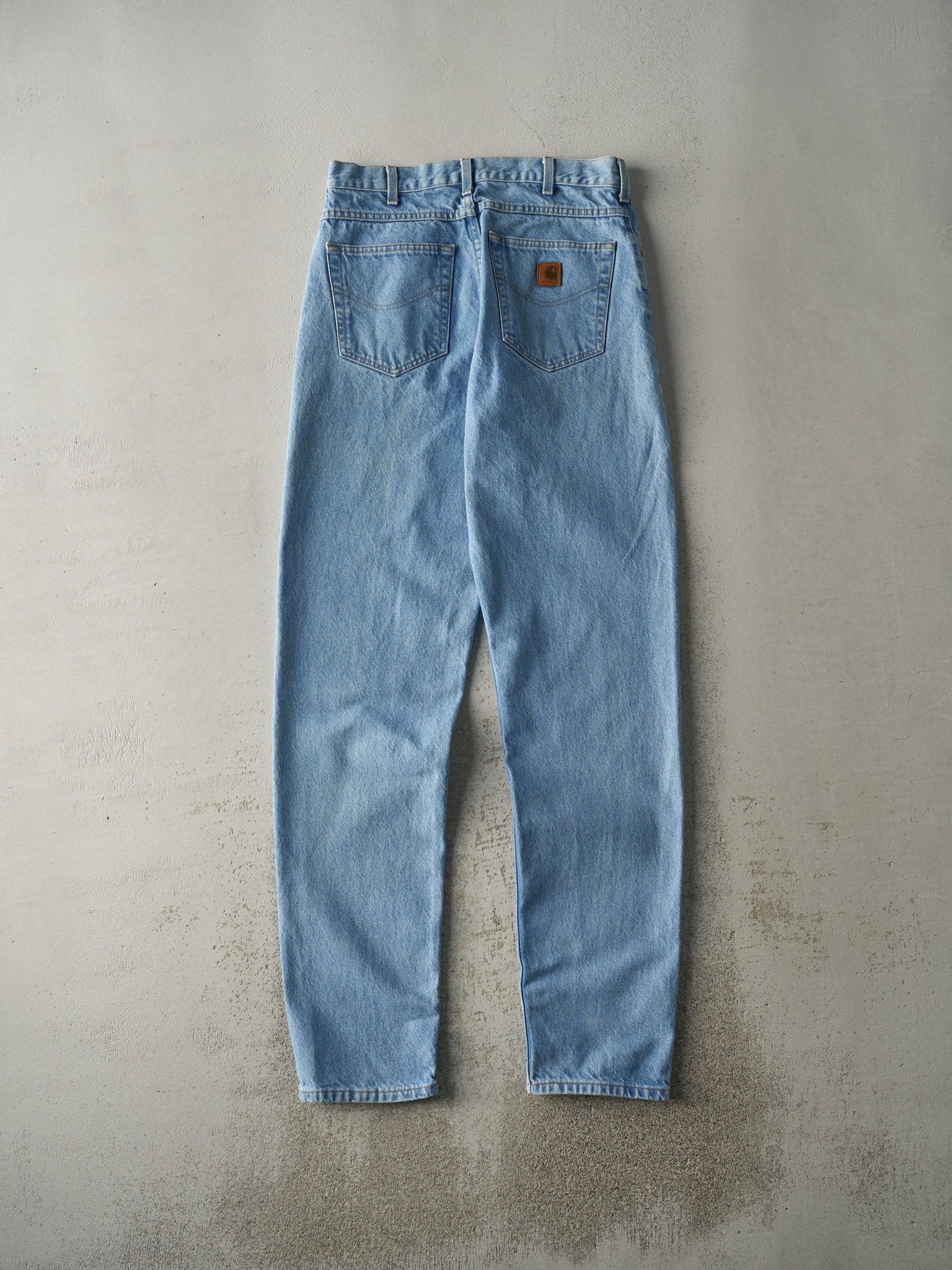 Vintage 90s Light Wash Carhartt Jeans (32x36) - Image 3