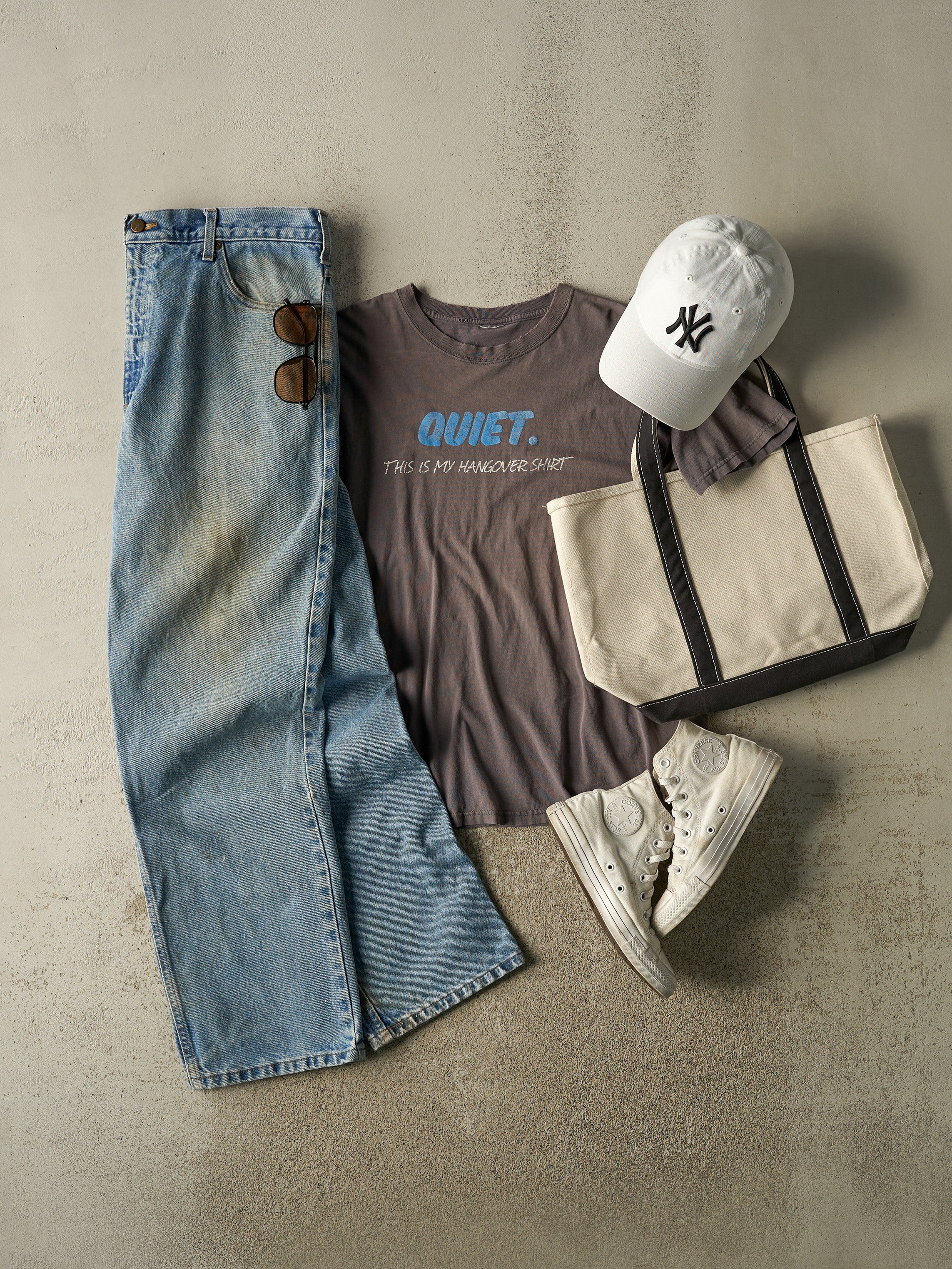 Vintage 90s Light Wash Carhartt Jeans (37x31) - Image 2