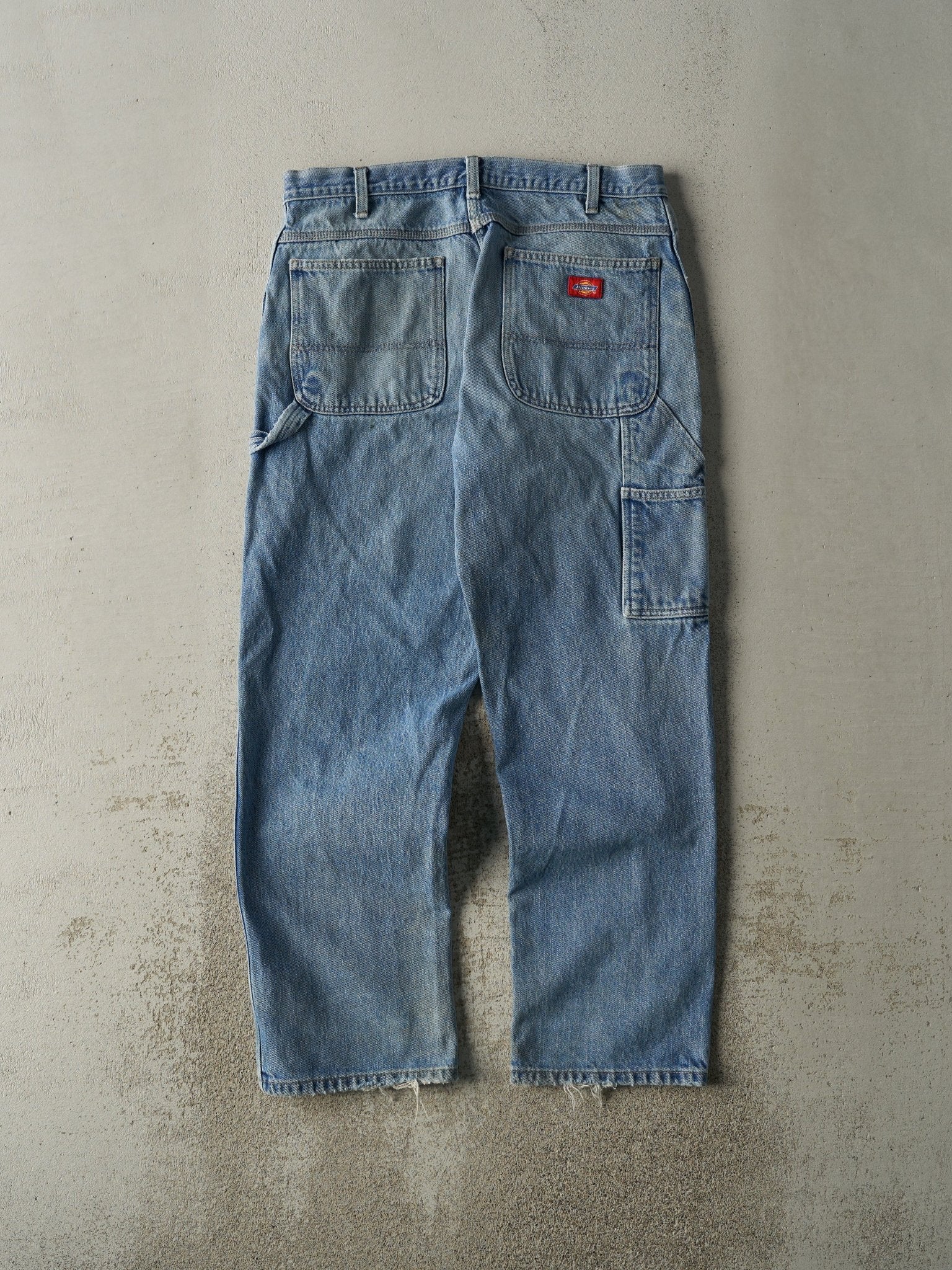 Vintage 90s Light Wash Dickies Carpenter Jeans (34x30) - Image 3