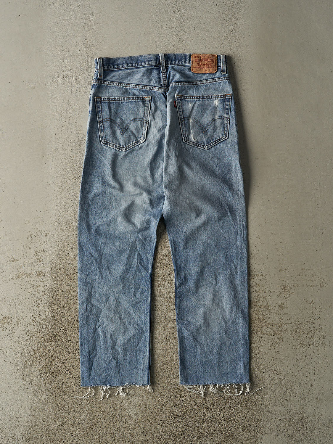 Vintage 90s Light Wash Levi's 505 Jeans (32x29) - Image 3