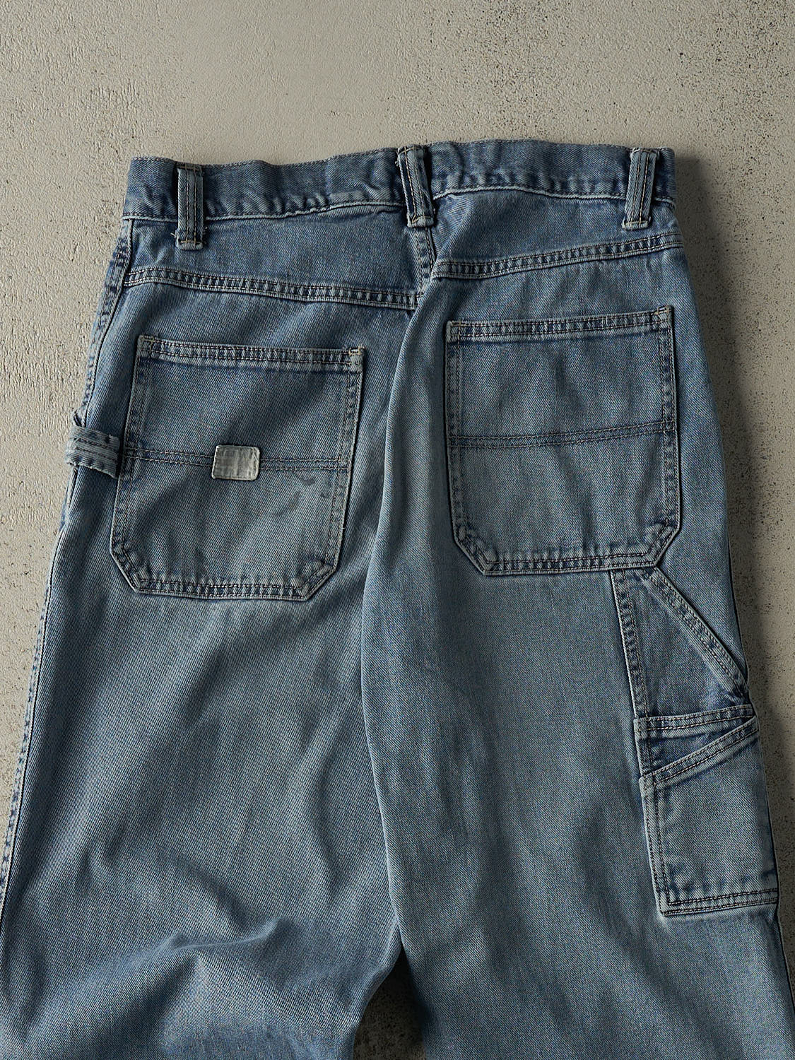 Vintage 90s Light Wash Old Navy Painters Pants (29x31.5) - Image 5