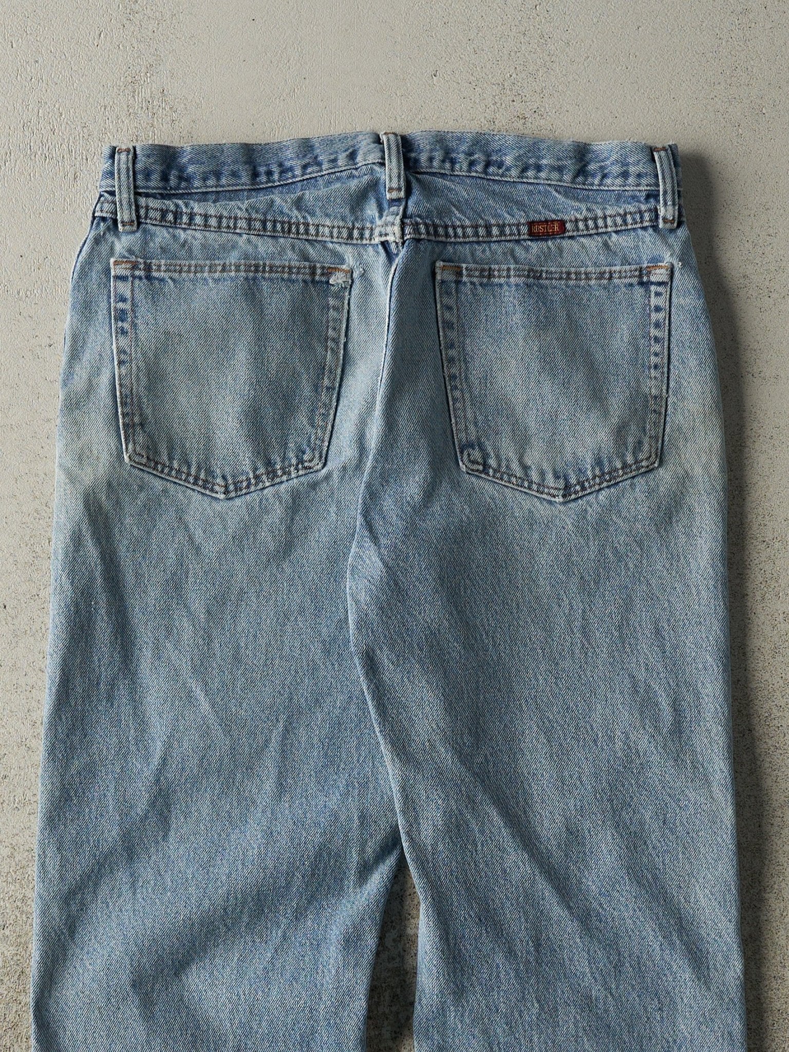 Vintage 90s Light Wash Rustler Jeans (32x29) - Image 5