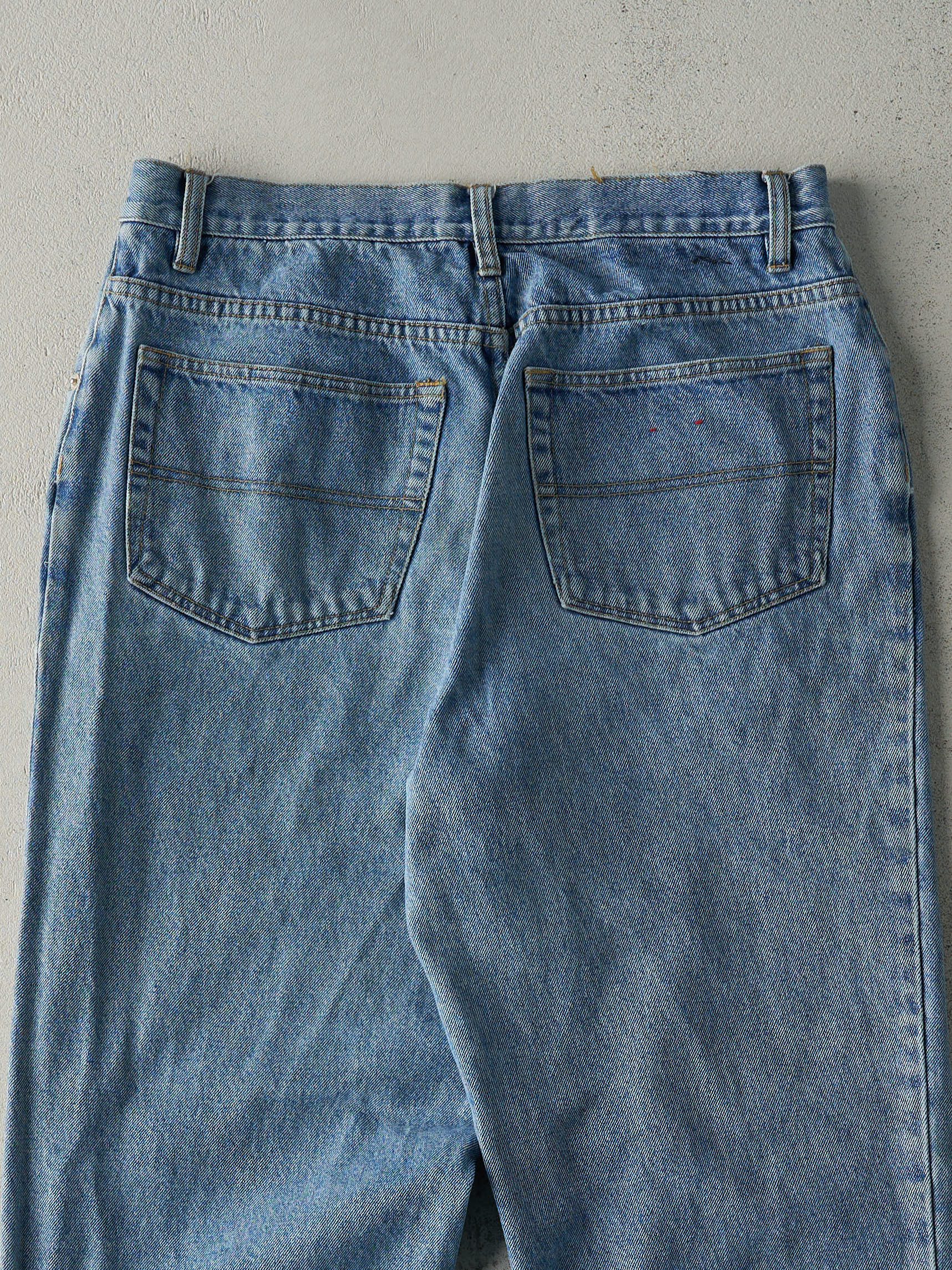 Vintage 90s Light Wash Tommy Jeans (33x30.5) - Image 5