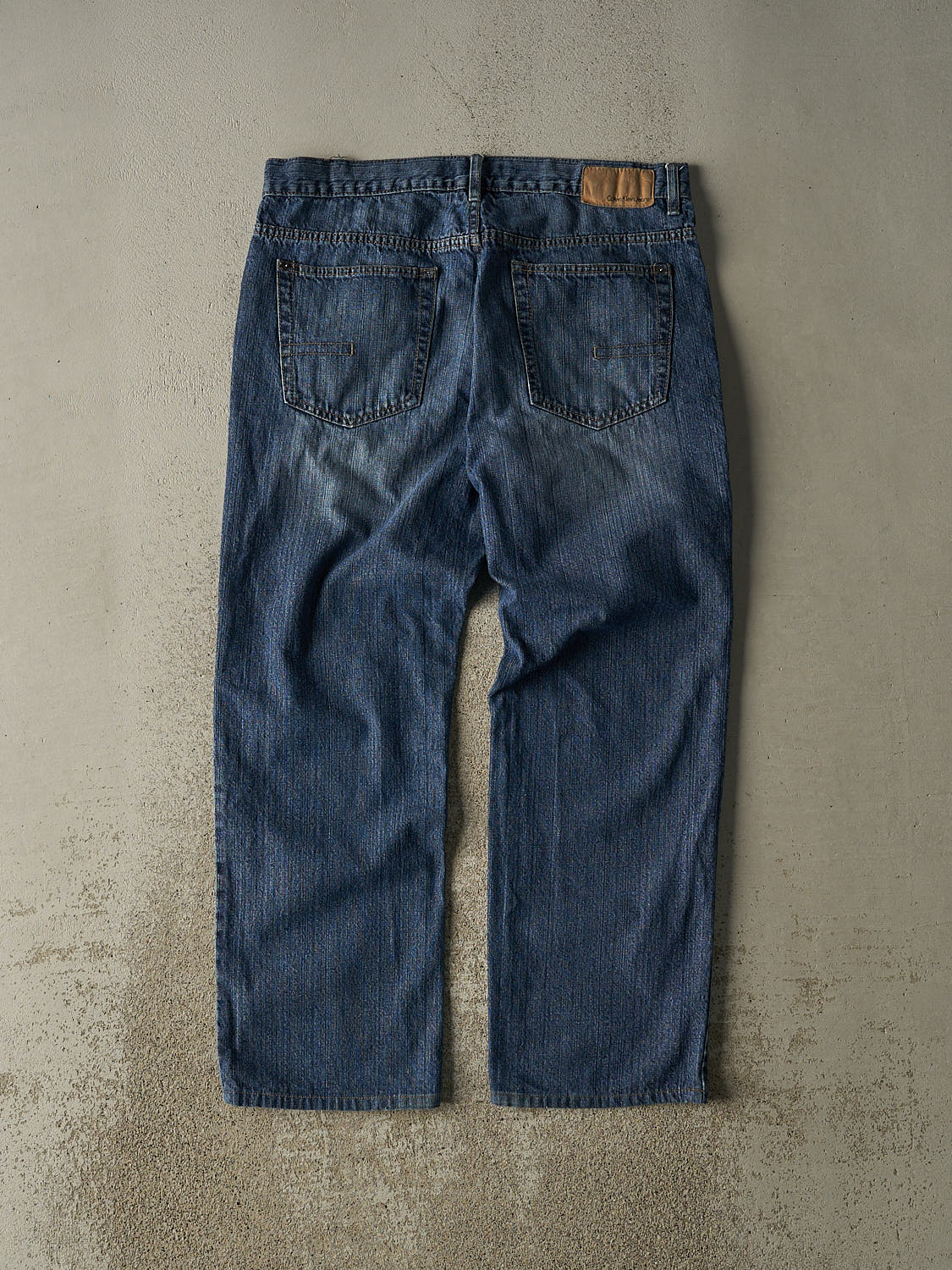 Vintage 90s Mid Wash Calvin Klein Jeans (36x29) - Image 2