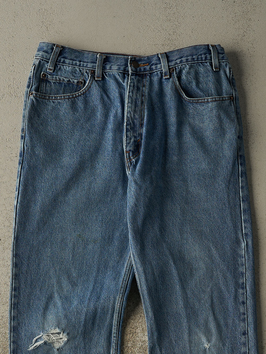 Vintage 90s Mid Wash Levi's Signature Jeans (33x30) - Image 4