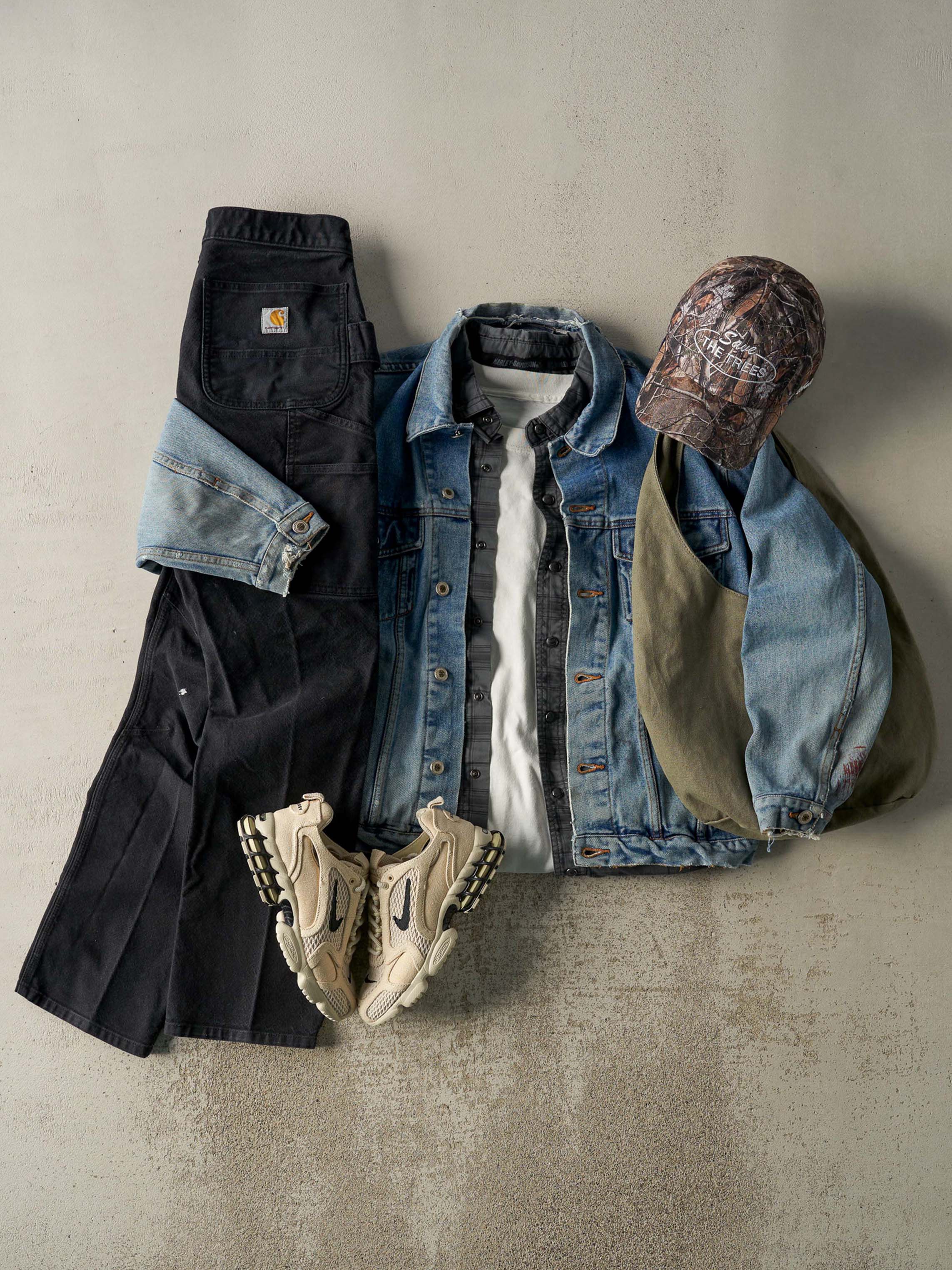 Vintage 90s Mid Wash Nevada Jeans Denim Jacket (L) - Image 2