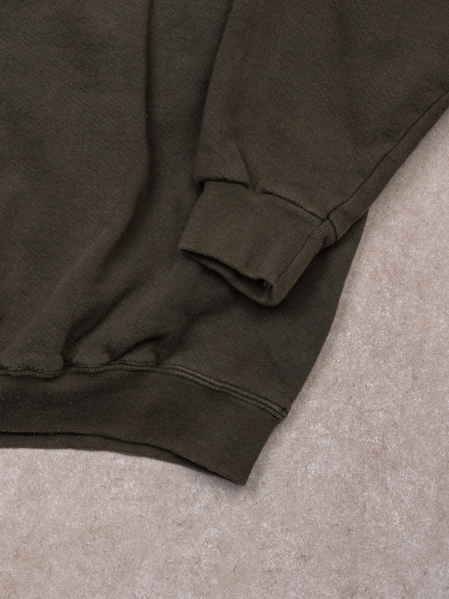 Vintage 90s Moss Green Mackinac Island Compass Crewneck (L) - Image 3