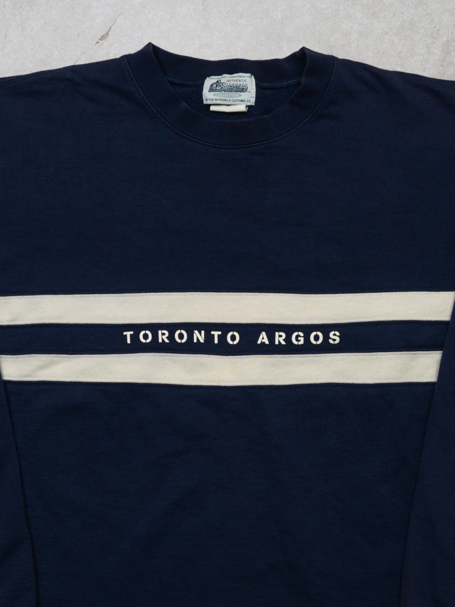 Vintage 90s Navy Authentic Toronto Argos Crewneck (L) - Image 2