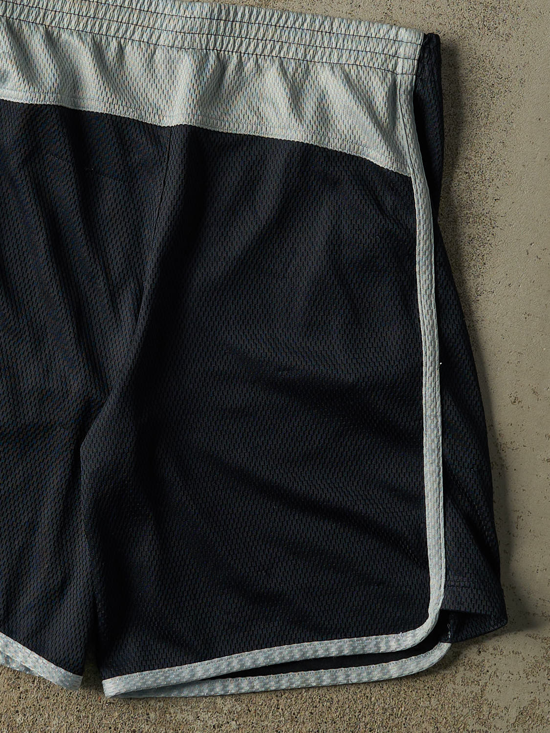 Vintage 90s Navy Blue Adidas Track Shorts (37x9.5) - Image 4