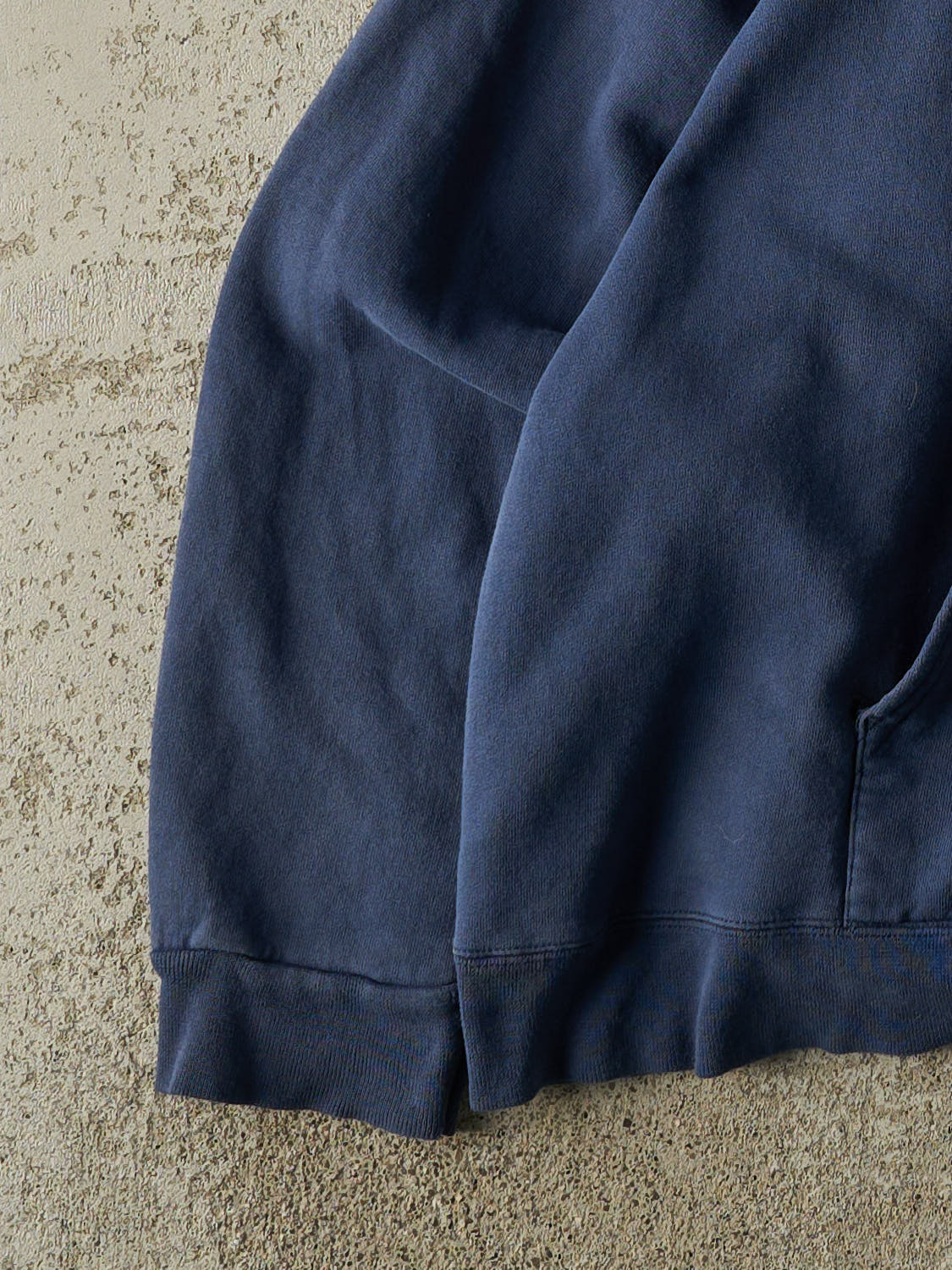 Vintage 90s Navy Blue Baja Logo Hoodie (M/L) - Image 3