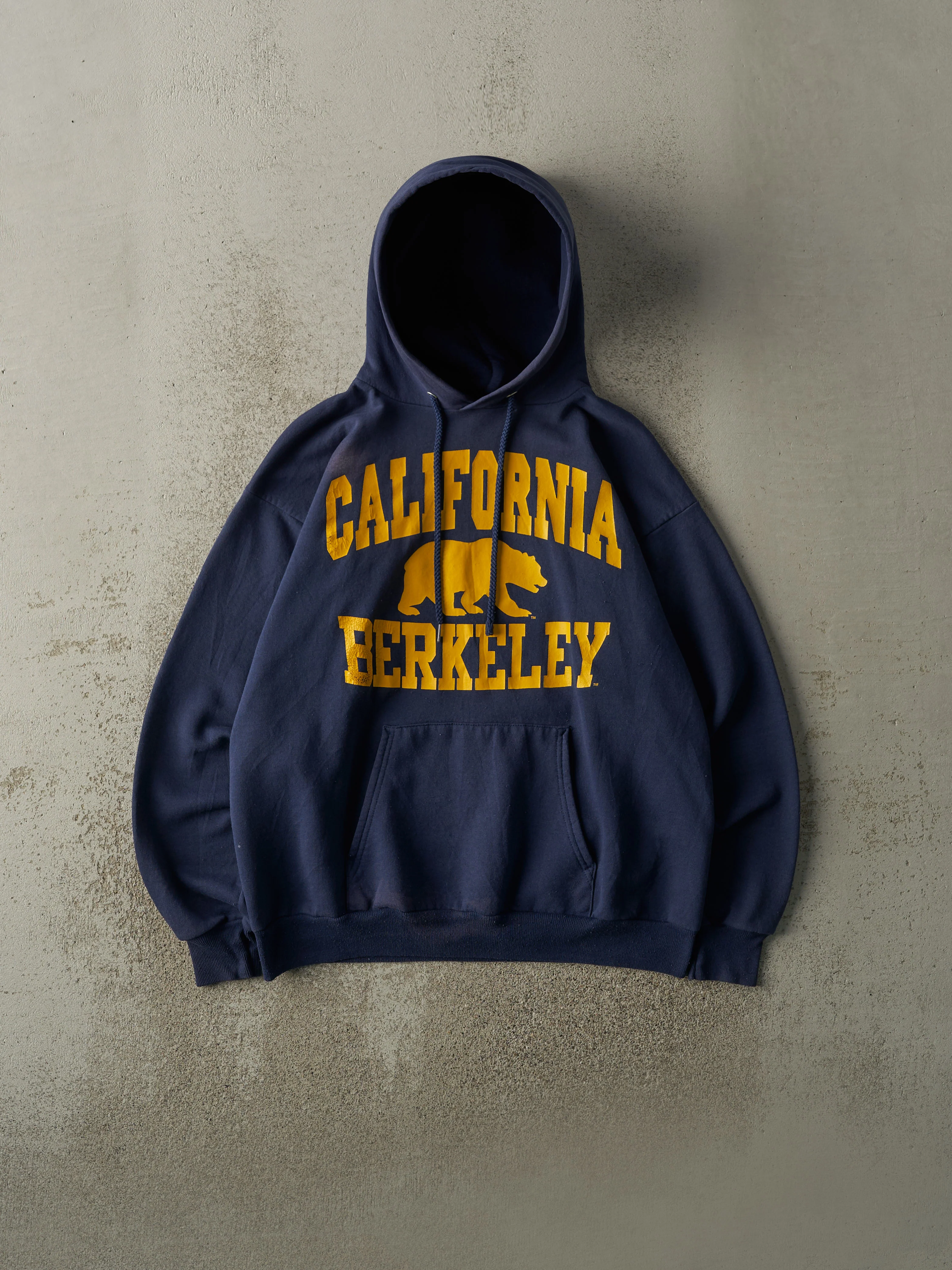 Vintage 90s Navy Blue Berkeley California Hoodie (S/M)