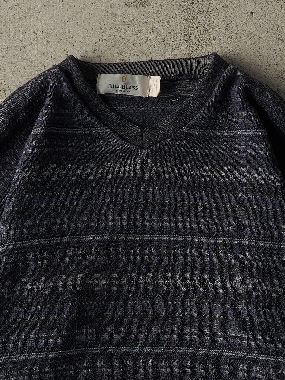 Vintage 90s Navy Blue Bill Blass Knit (S) - Image 2