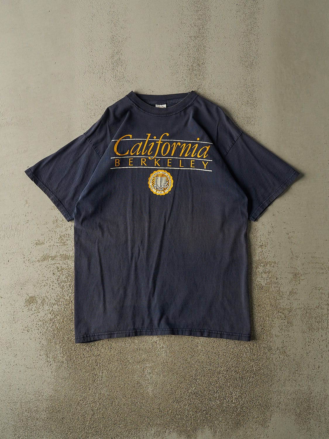 Vintage 90s Navy Blue University of California Berkeley Tee (XL/XXL)
