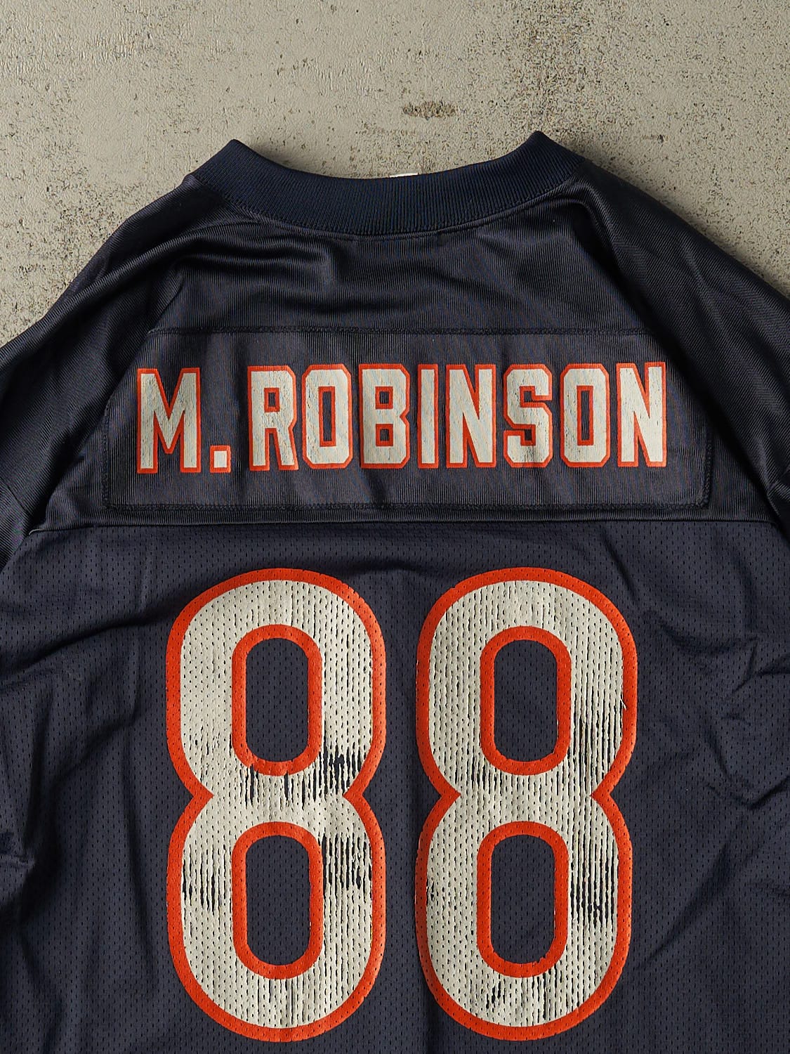 Vintage 90s Navy Blue Chicago Bears #88 M. Robinson Jersey (M) - Image 4