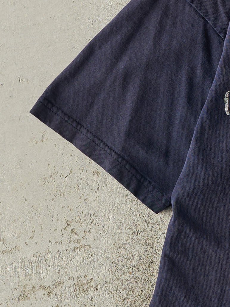 Vintage 90s Navy Blue Coors Brewing Company Tee (M) - Image 3