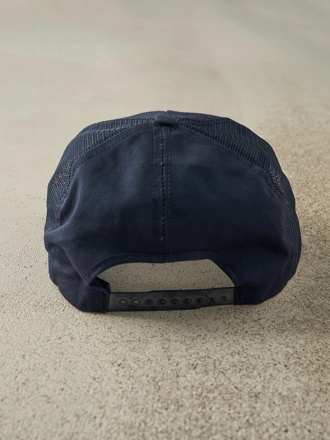 Vintage 90s Navy Blue Detroit Deisel Power Trucker Hat (O/S) - Image 4