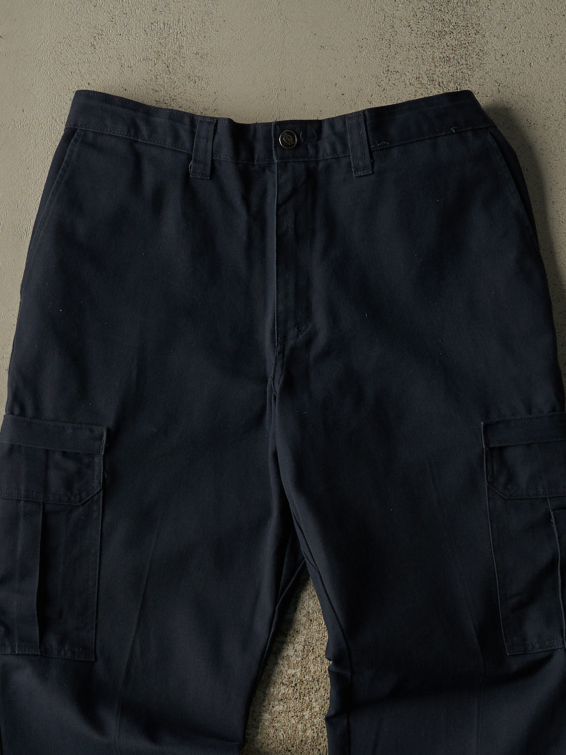Vintage 90s Navy Blue Dickies Cargo Work Pants (34x29) - Image 3