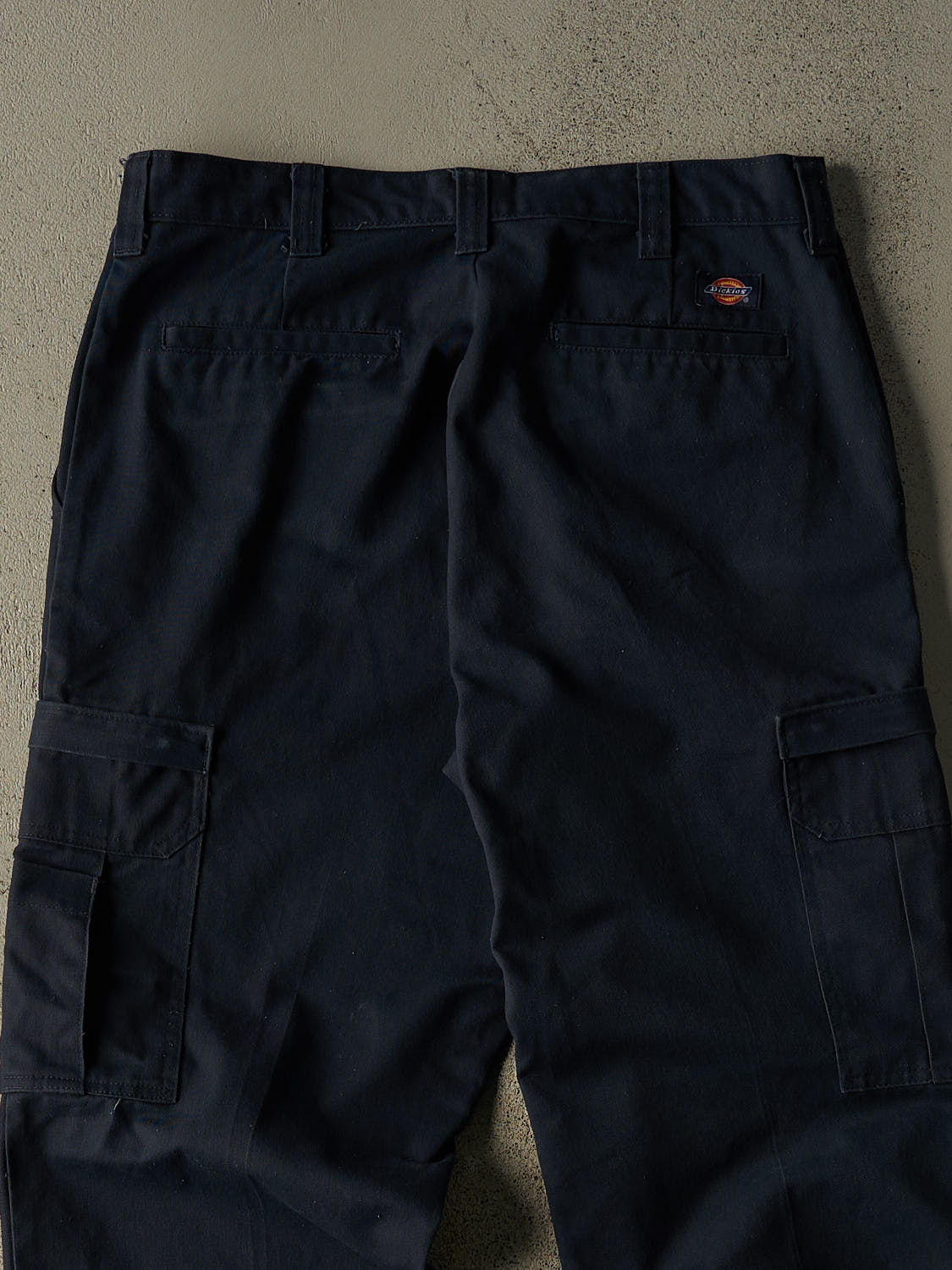 Vintage 90s Navy Blue Dickies Cargo Work Pants (34x29) - Image 4