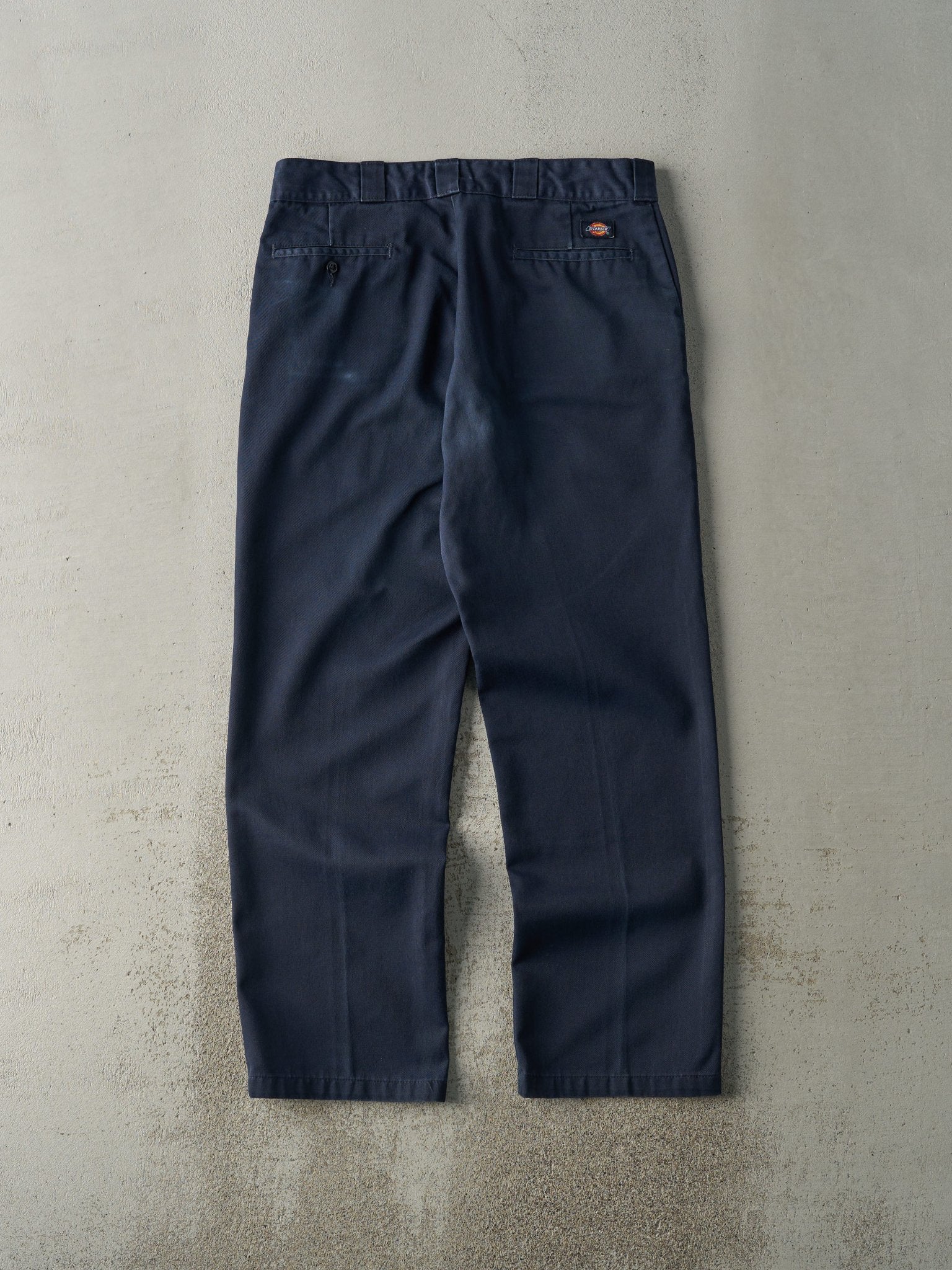Vintage 90s Navy Blue Dickies Work Pants (35.5x31) - Image 2