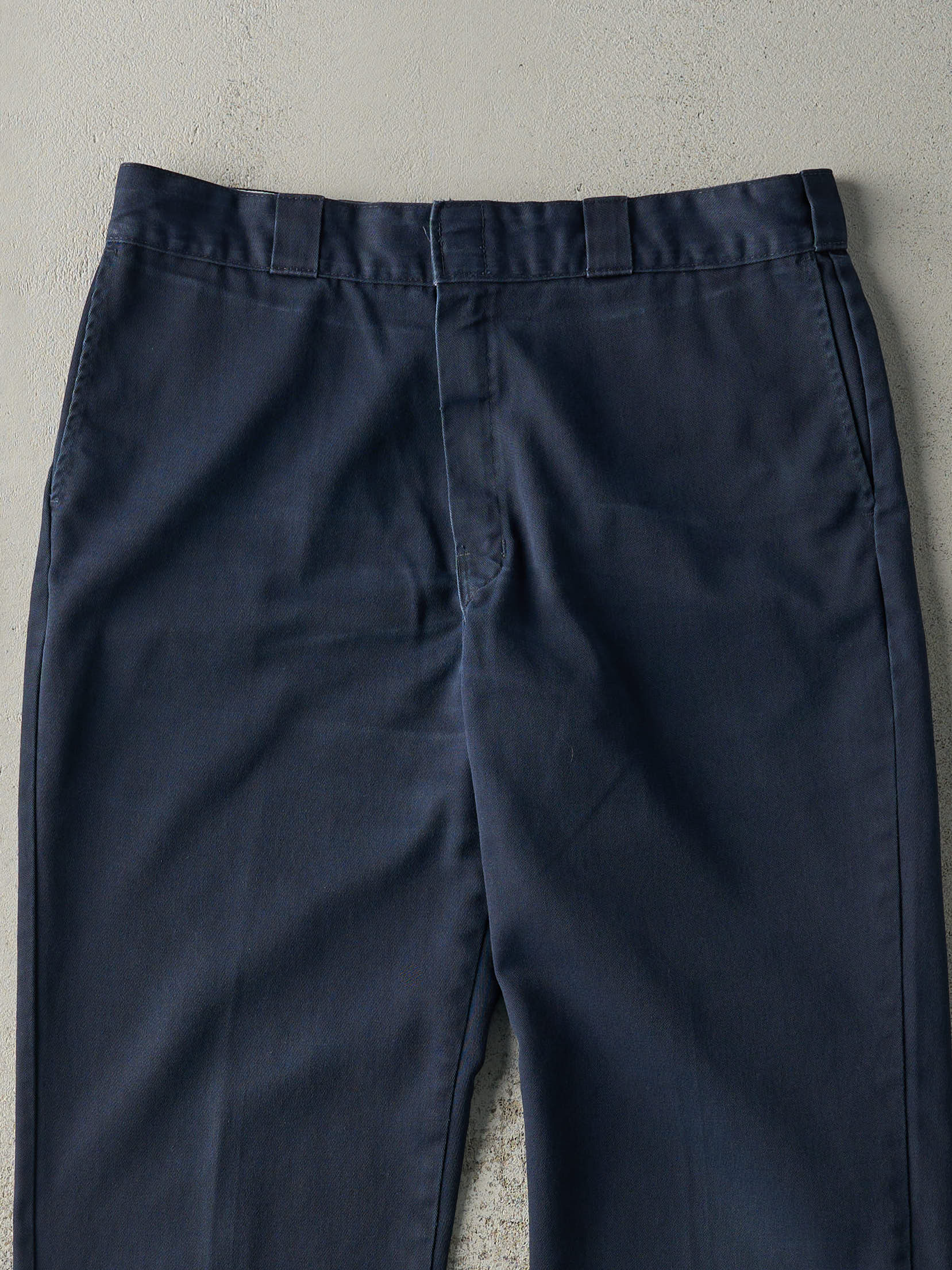 Vintage 90s Navy Blue Dickies Work Pants (35.5x31) - Image 3