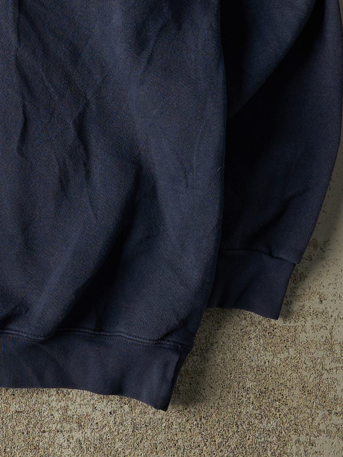 Vintage Y2K Navy Blue Emboirdered Duck Crewneck (L) - Image 4
