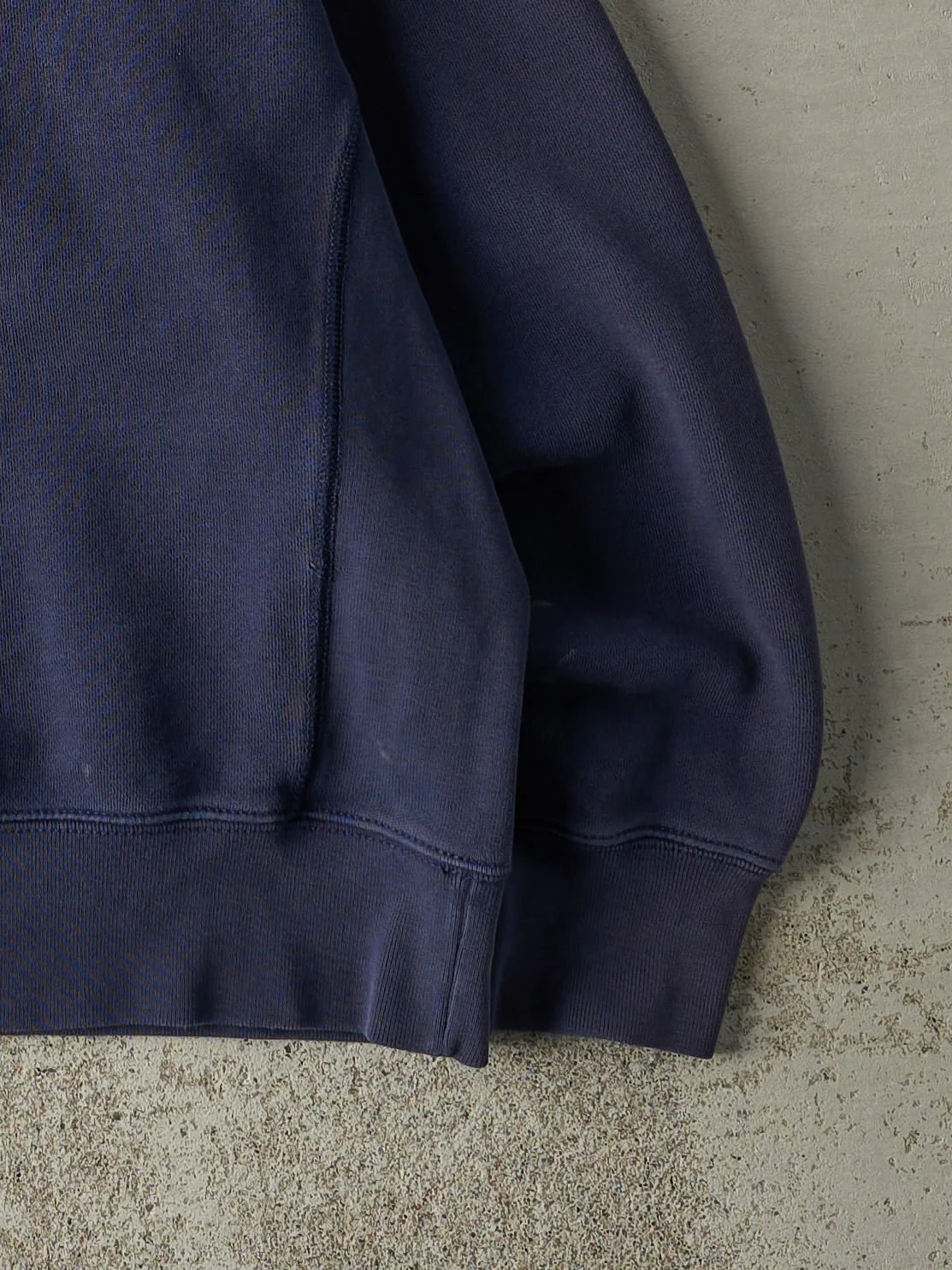 Vintage 90s Navy Blue Embroidered Polo Crewneck (L) - Image 3