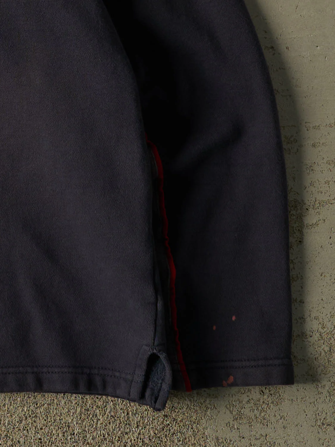 Vintage 90s Navy Blue Fila Quarter Zip Sweater (S/M) - Image 4
