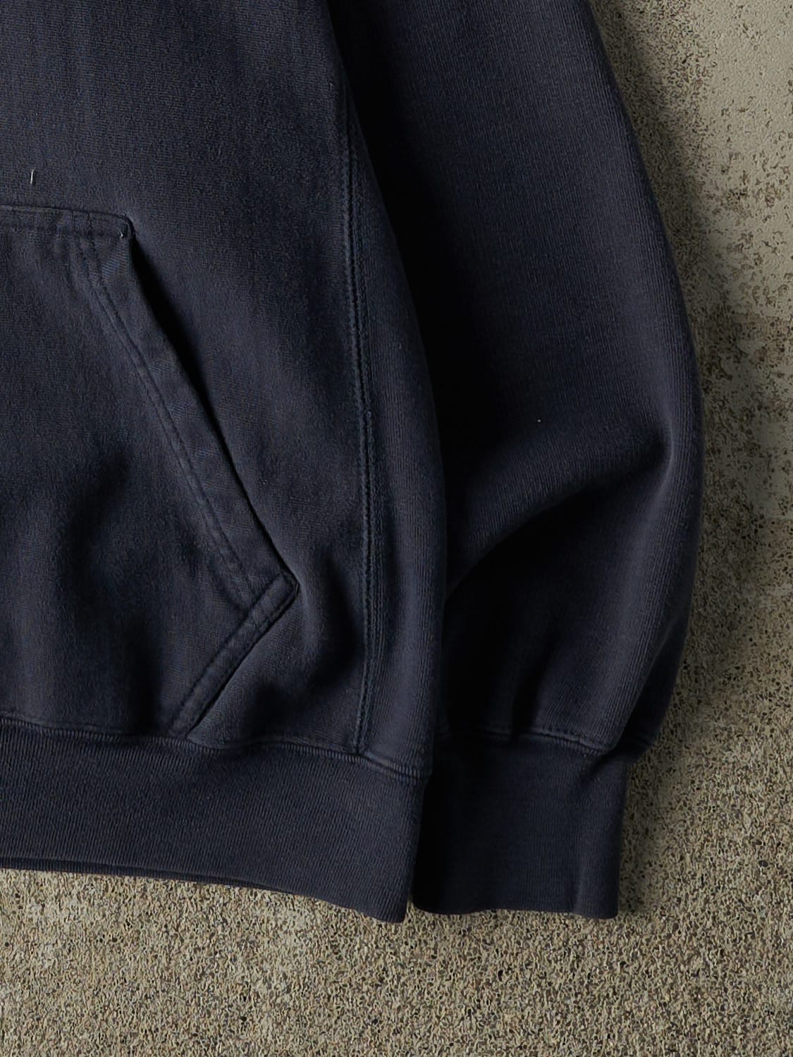 Vintage 90s Navy Blue Ford Embroidered Hoodie (S) - Image 5