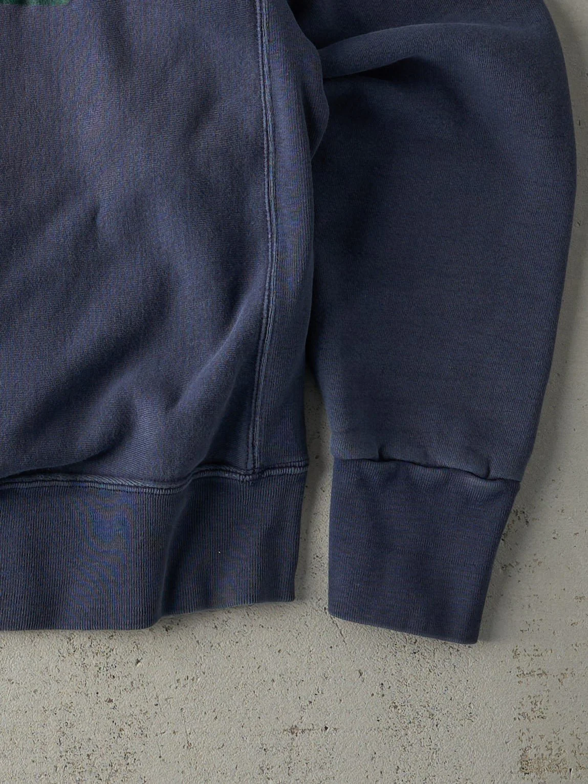 Vintage 90s Faded Navy Blue Fredonia State Crewneck (L) - Image 3