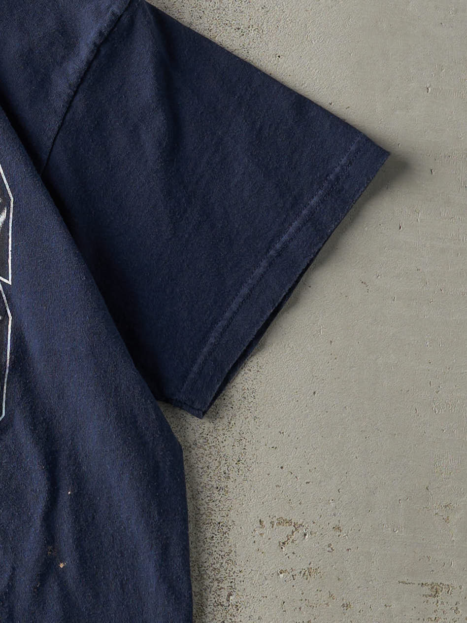 Vintage 90s Navy Blue Houston Rockets Tee (M/L) - Image 3
