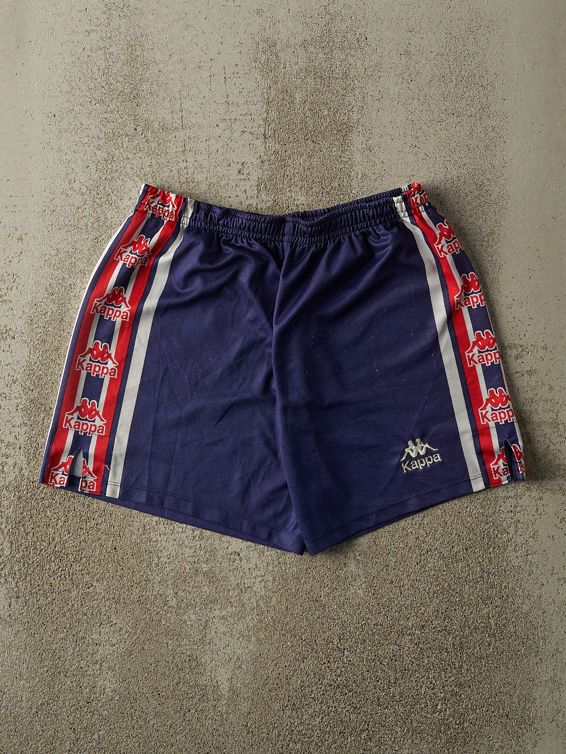 Vintage 90s Navy Blue Kappa Track Shorts (28x4)