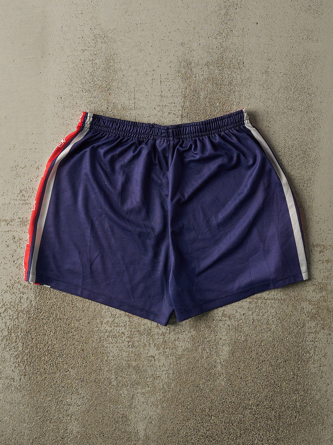 Vintage 90s Navy Blue Kappa Track Shorts (28x4) - Image 2
