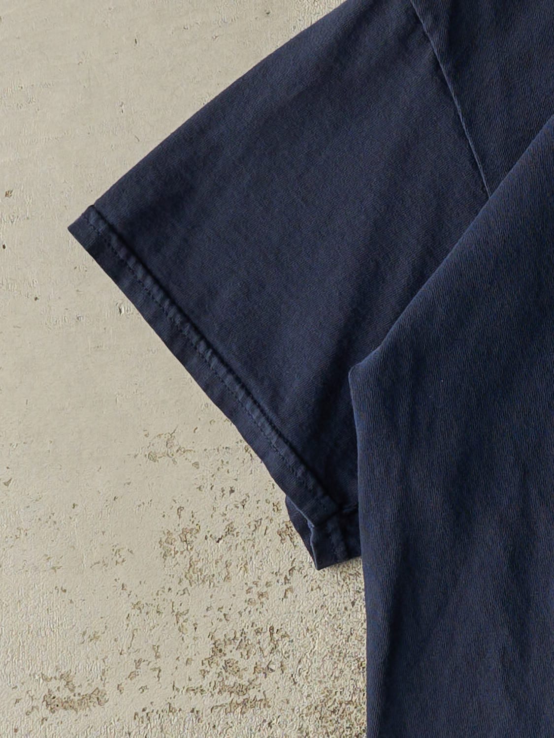 Vintage 90s Navy Blue Labatt Pilsner Tee (L) - Image 3