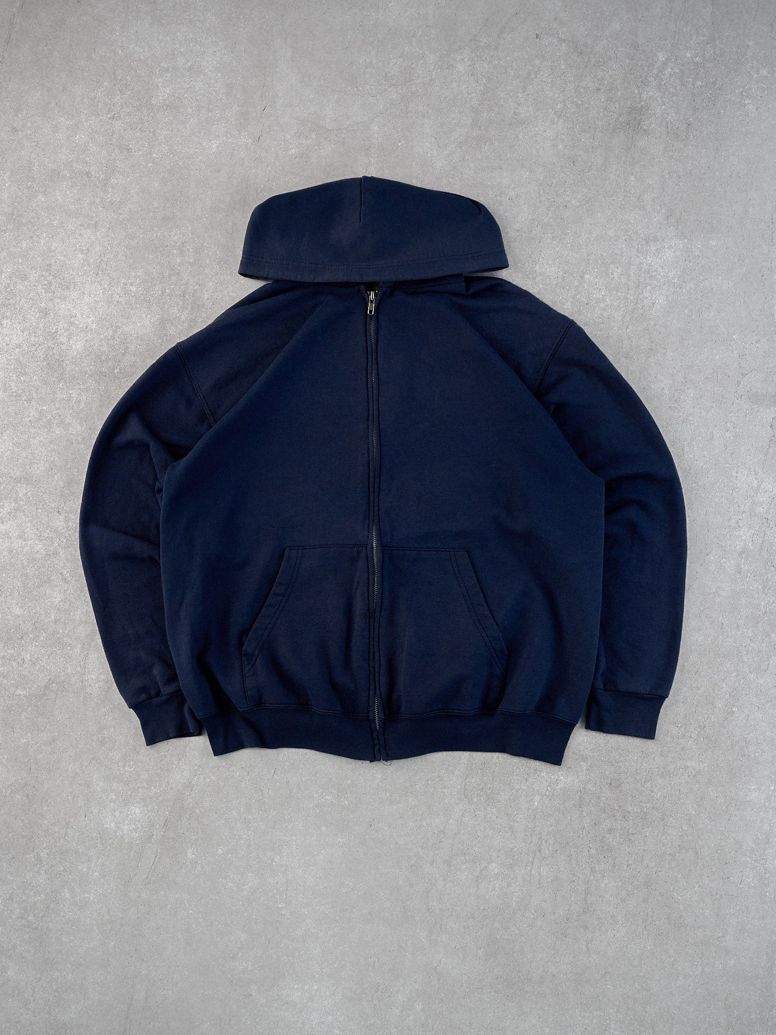 Vintage 90s Navy Blue Lee Sports Hooded Zipup (L)