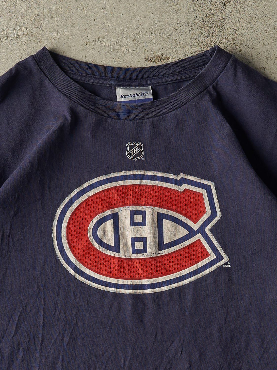 Vintage Y2K Navy Blue Montreal Canadians #31 Carey Price Tee (XL) - Image 3