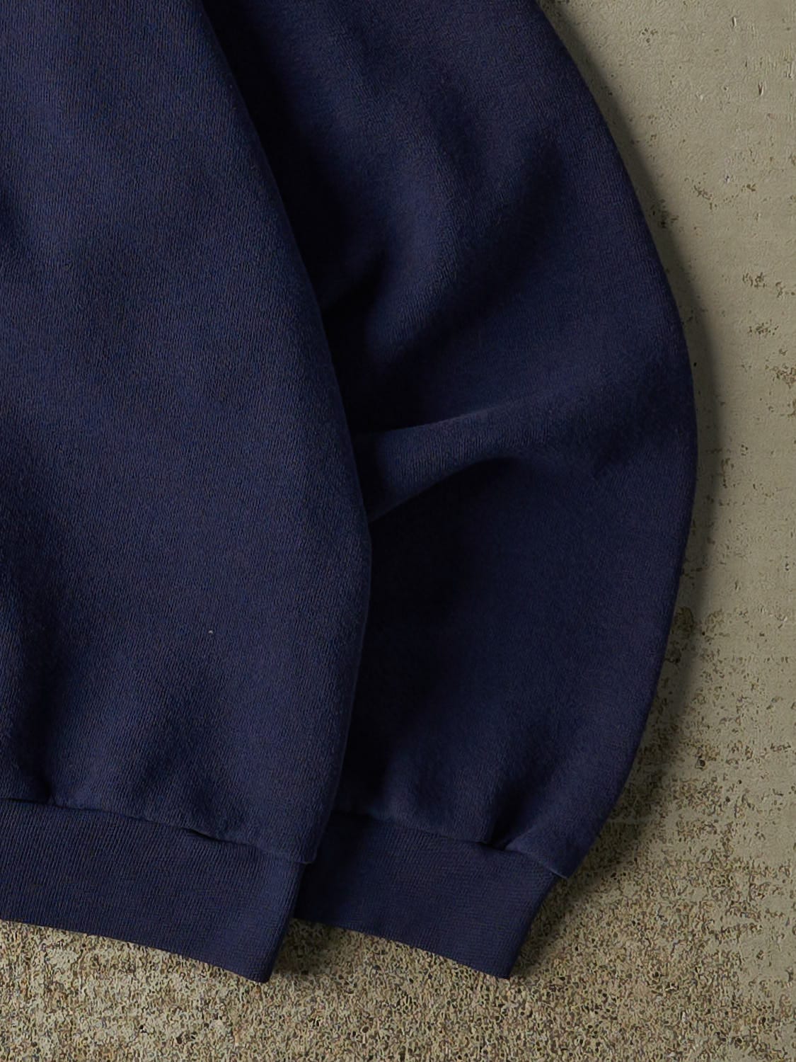 Vintage 90s Navy Blue Nike Crewneck (XS/S) - Image 5