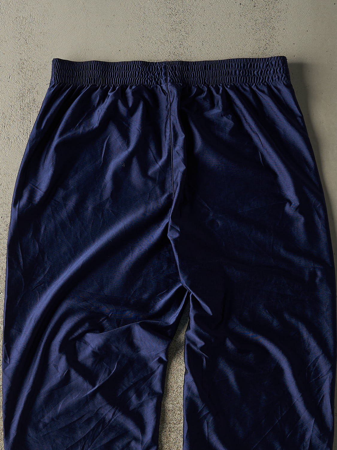 Vintage 90s Navy Blue Nike Tear Away Track Pants (34x32.5) - Image 4