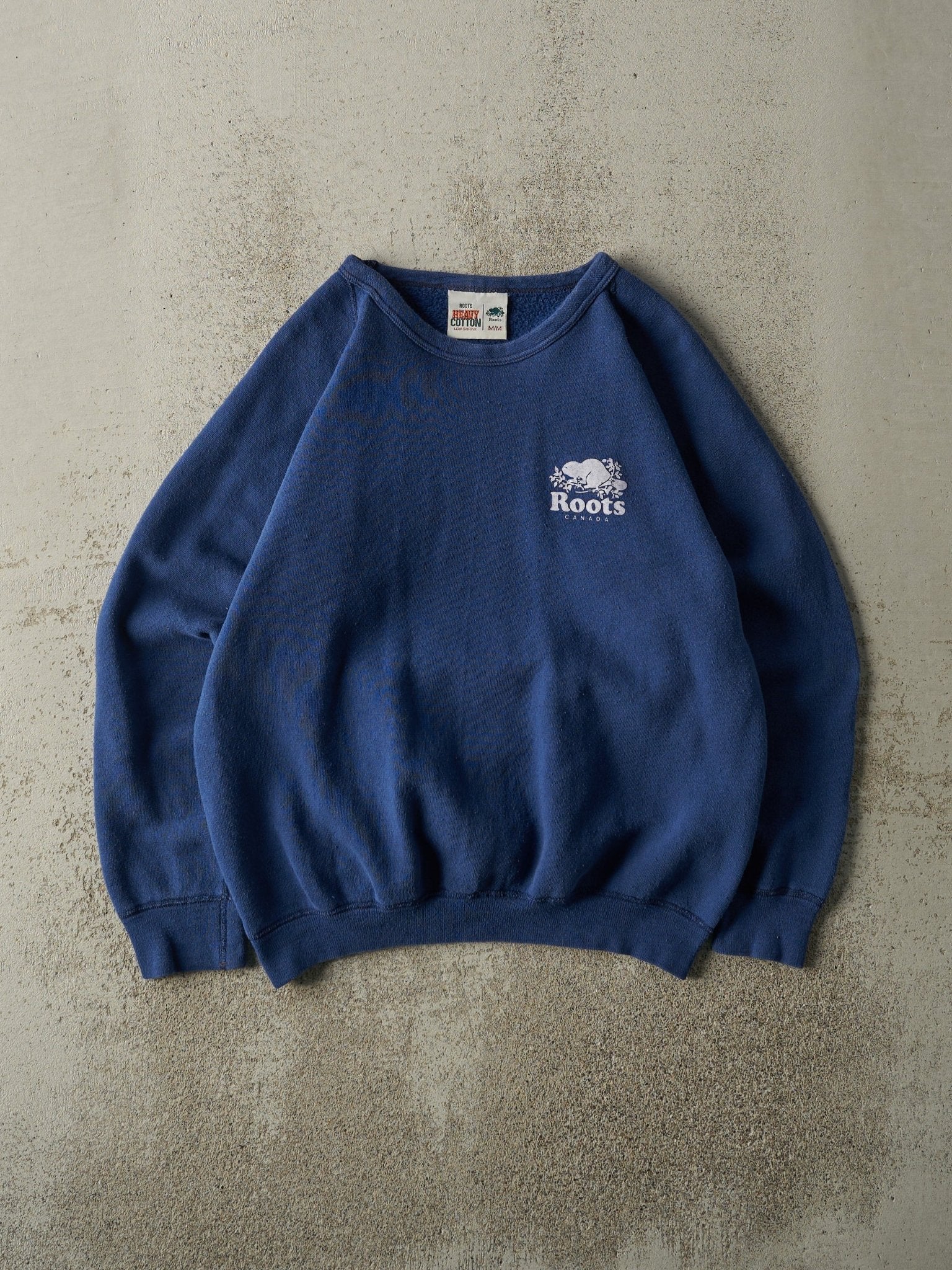 Vintage 90s Navy Blue Roots Canada Crewneck (M)