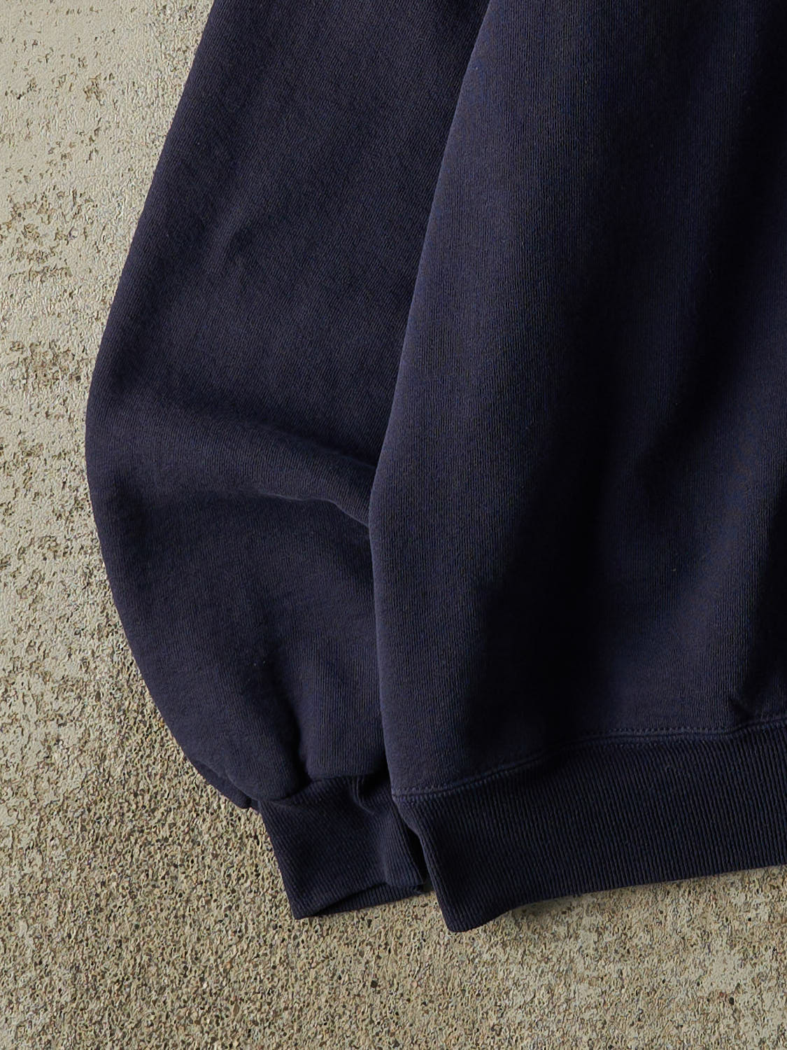 Vintage 90s Navy Blue Russell Athletic Blank Crewneck (L) - Image 3