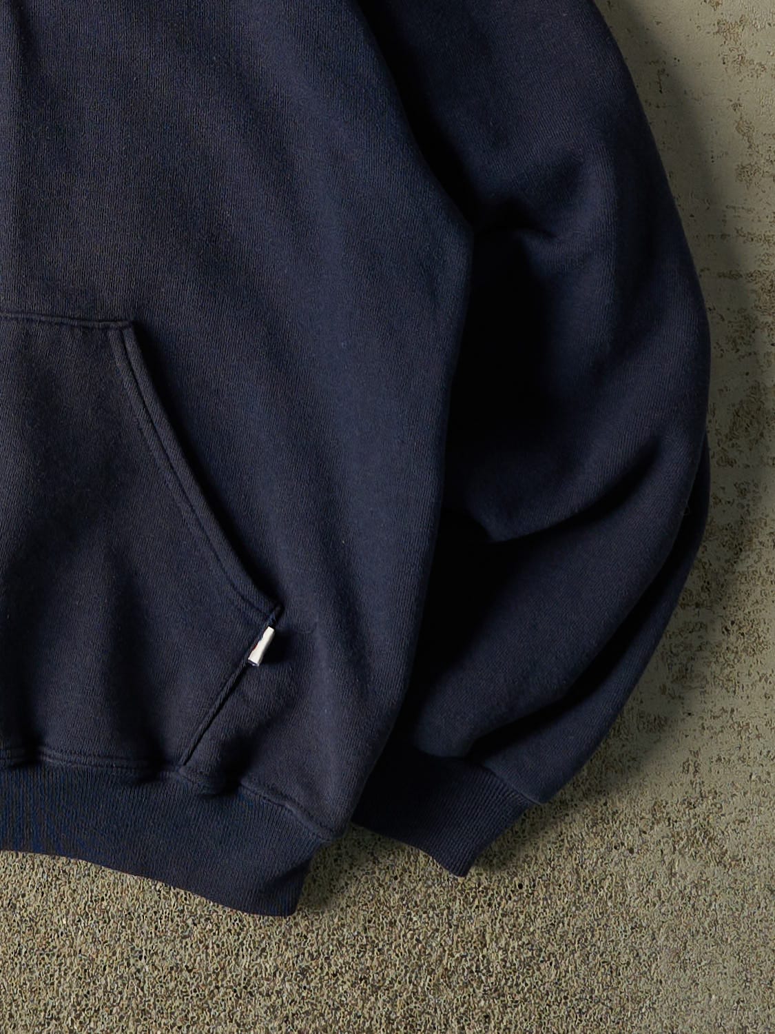 Vintage Y2K Navy Blue Russell Athletic University of California Davis Hoodie (M) - Image 4