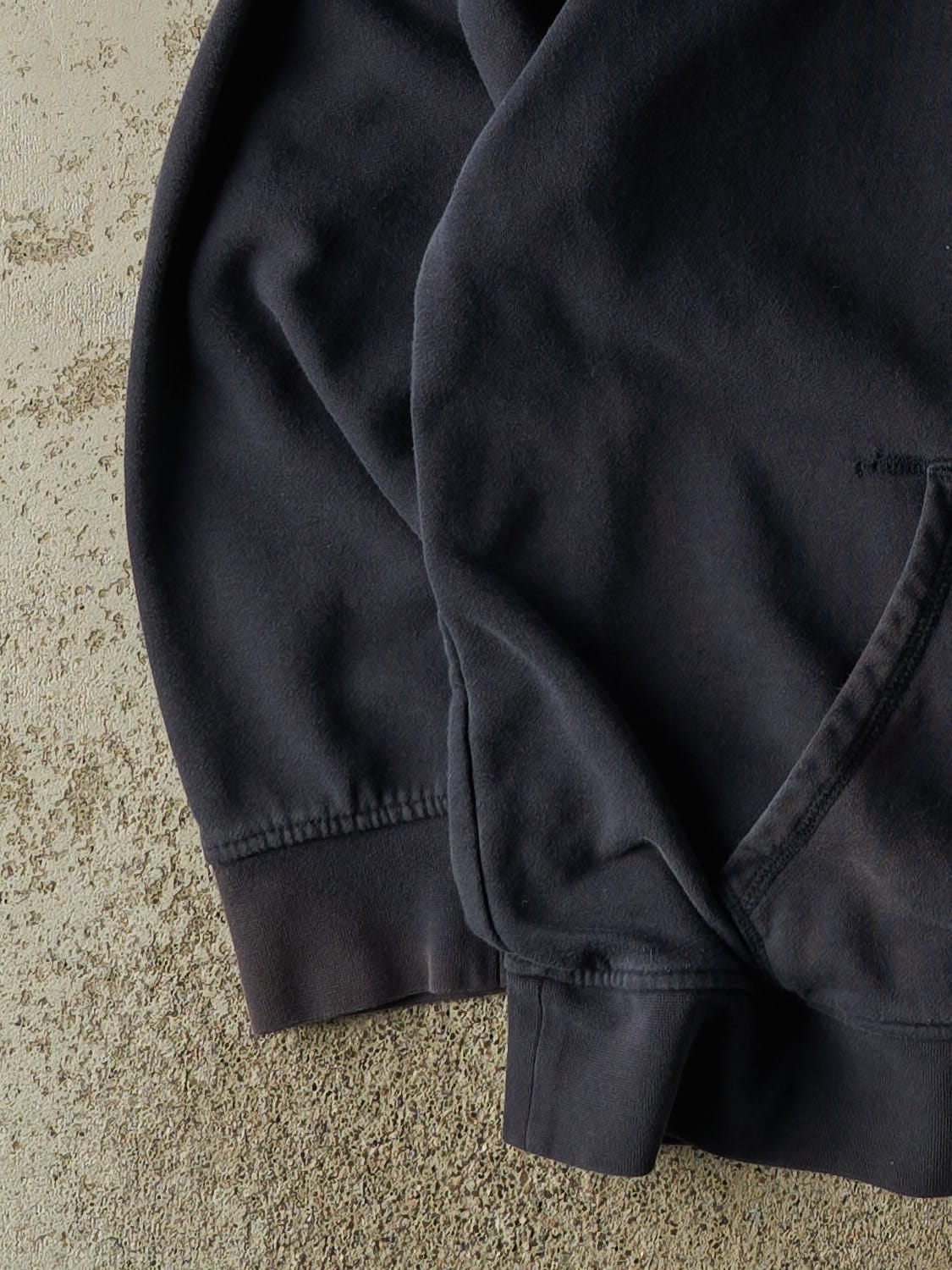 Vintage Y2K Navy Blue Thermal Lined Zip Up Wind River Hoodie (L/XL) - Image 3